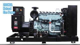 Solusi Tenaga Generator Gas Alam 200KVA