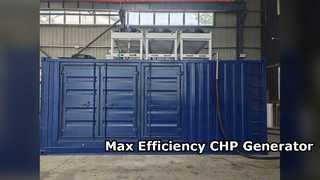 Efisiensi Maks Generator CHP Gas Alam 160kW