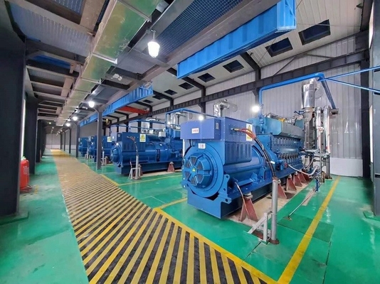 Harga bagus 1000KW 1MW Natural Gas Biogas Generator Set Power Station Open Container on line