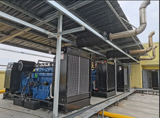 Harga bagus 50hz 60hz 300KW Natural Gas Generator Set Yuchai Engine Powered on line
