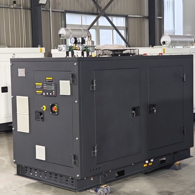 Harga bagus Low Noise 50kw 60kva Natural Gas BHKW Cogenerator Unit CHP with 30.7% Electrical Efficiency and 89KWt Thermal Output on line