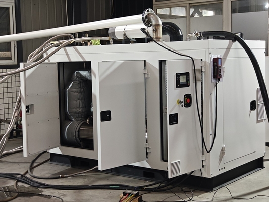 Harga bagus 50Hz CE Approved Low Noise Silent Natural Gas BHKW CHP Cogenerator 120kw 150kva on line