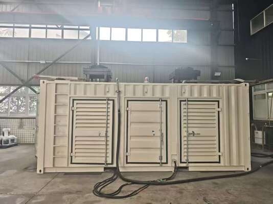 Harga bagus Kontainer Premium 120kW 150KVA Efisiensi Tinggi Generator CHP Gas Alam Kebisingan Rendah on line