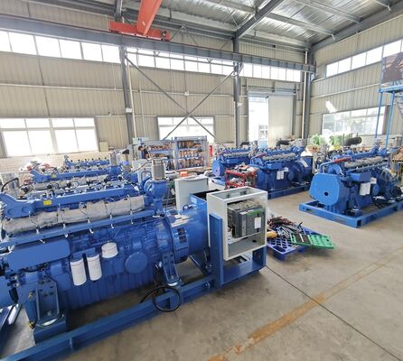 Harga bagus 50hz 60hz 400KW Mesin Yuchai tahan hujan Containerized Outdoor Silent Biomass Natural Gas Generator Set on line